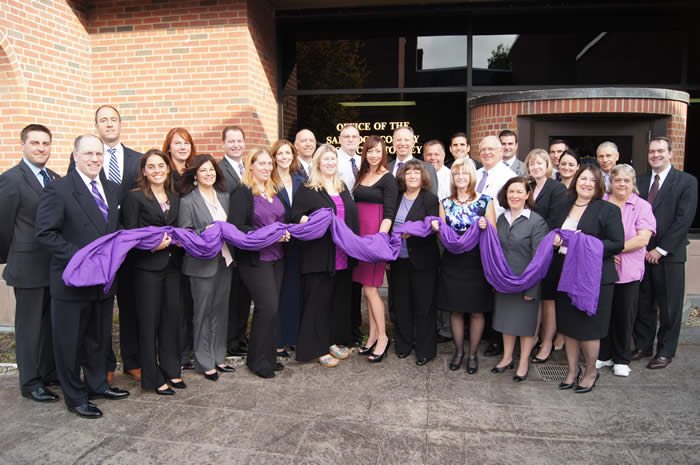 “Shine the Light on Domestic Violence” aka Turn the State Purple 2013