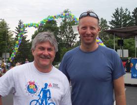 Saratoga County District Attorney Jim Murphy and Saratoga Springs Police Chief Ed Moore were among the hundreds of participants in the American Diabetes Association’s Tour de Cure bike tour, which took place in Stillwater on June 10, 2007