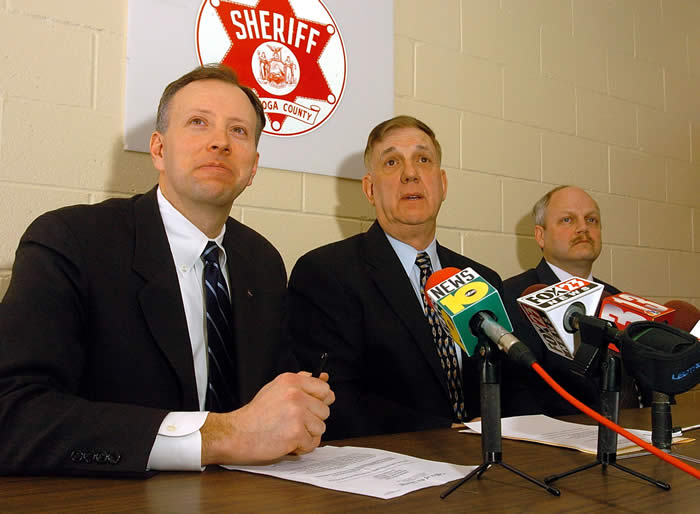 Saratoga County Sheriff Jim Bowen with Jim Murphy